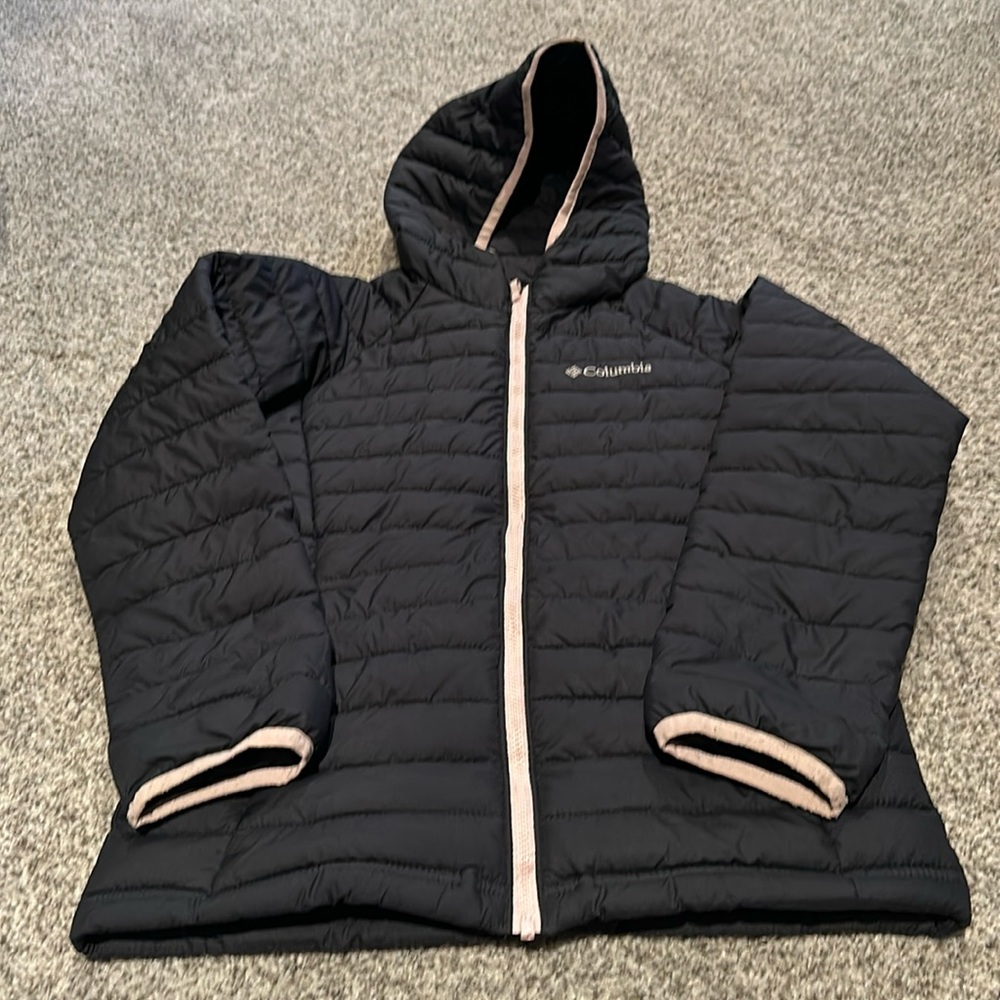 Girls Columbia Puffer Coat - Size M/10-12